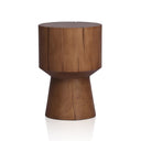 Verano Outdoor End Table - Natural Teak