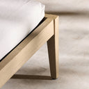 Verity Outdoor Chaise Washed Brown - Stone Grey