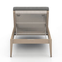Verity Outdoor Chaise Washed Brown - Charcoal