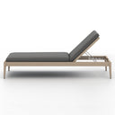 Verity Outdoor Chaise Washed Brown - Charcoal