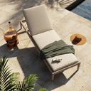 Verity Outdoor Chaise Washed Brown - Faye Sand