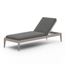 Verity Sherwood Outdoor Chaise Weathered Grey - Charcoal