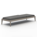 Verity Sherwood Outdoor Chaise Weathered Grey - Charcoal