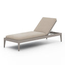 Verity Sherwood Outdoor Chaise Weathered Grey - Faye Sand