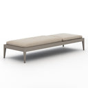 Verity Sherwood Outdoor Chaise Weathered Grey - Faye Sand