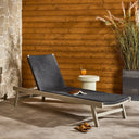 Verity Outdoor Chaise - Weathered Grey