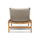 Verity Outdoor Chaise - Natural Teak