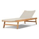 Verity Outdoor Chaise - Natural Teak