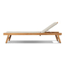 Verity Outdoor Chaise - Natural Teak
