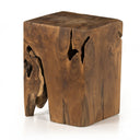 Aveline Teak Square Stool - Default Title