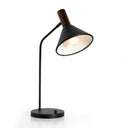 Functional Cullen Task Lamp - Black Leather