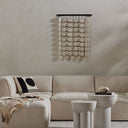 Artisan Ceramic Wall Hanging - Speckled Cream