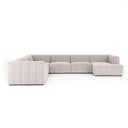 Veridian Channeled 6-Piece Sectional - Right Chaise Napa Sandstone