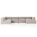 Vesper Langham Channeled 5-Piece Sectional - Right Chaise Napa Sandstone