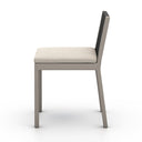 Luxe Outdoor Dining Chair Weathered Grey