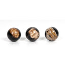Set of 3 Petrified Wood Balls