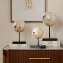 Artisan Organic Stone Sculptures Set Of 3