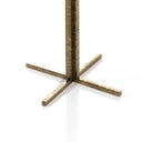 Luxe Jonty Round End Table - Dark Petrified Wood