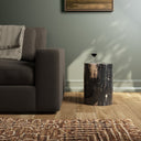 Vero Kos End Table - Dark Petrified Wood