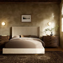 Luxe Haven Montgomery Bed - Queen Thames Cream