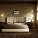 Luxe Haven Montgomery Bed - King Thames Cream