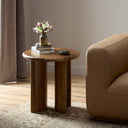 Aveline Paden End Table - Seasoned Brown Acacia