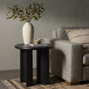 Aveline Paden End Table - Aged Black Acacia