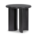 Aveline Paden End Table - Aged Black Acacia