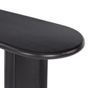 Aveline Paden Console Table - Aged Black Acacia