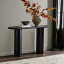 Verity Paden Console Table - Aged Black Acacia