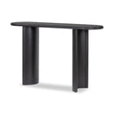 Aveline Paden Console Table - Aged Black Acacia