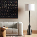 Luxe Clement Floor Lamp - Aged Antique Brass