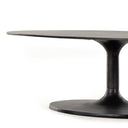 Aveline Oval Coffee Table - Raw Black