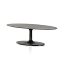 Aveline Oval Coffee Table - Raw Black