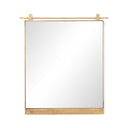 Luxe Chico Small Mirror - Antique Brass
