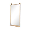 Luxe Chico Small Mirror - Antique Brass