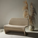 Portia Outdoor Dining Bench - White