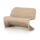 Portia Outdoor Dining Bench - White