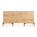 Aria Eaton Executive Desk - Light Oak Resin
