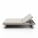 Luxe Leroy Outdoor Double Chaise Weathered Grey