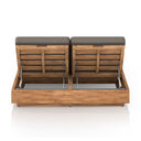 Aveline Outdoor Double Chaise Lounge - Charcoal