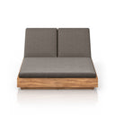 Aveline Outdoor Double Chaise Lounge - Charcoal