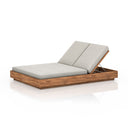 Aveline Outdoor Double Chaise Lounge - Stone Grey