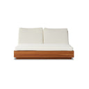 Aveline Outdoor Double Chaise Lounge - Faye Cream