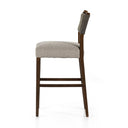 Vireo Bar Counter Stool - Bar Nubuck Charcoal