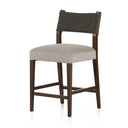 Vireo Bar Counter Stool - Counter Nubuck Charcoal