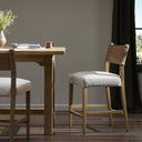 Verity Ferris Bar Counter Stool - Counter Winchester Beige