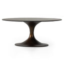 Verity Round Coffee Table - Antique Rust