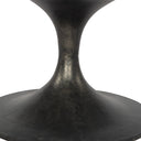 Verity Round Coffee Table - Raw Black