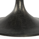 Verity Round Coffee Table - Raw Black